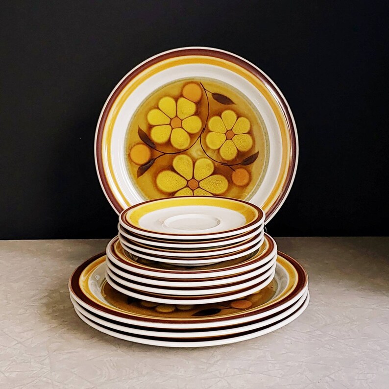 mid century dinnerware sets