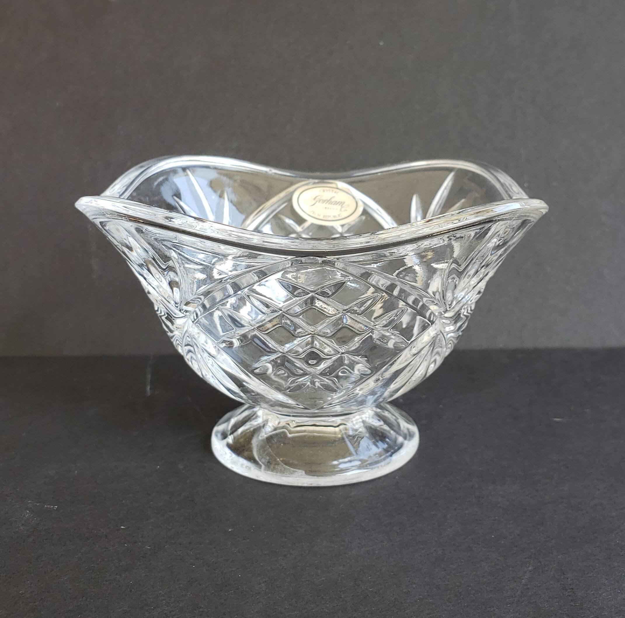 Gorham Czech Republic Crystal Bowl Candy Dish Etsy