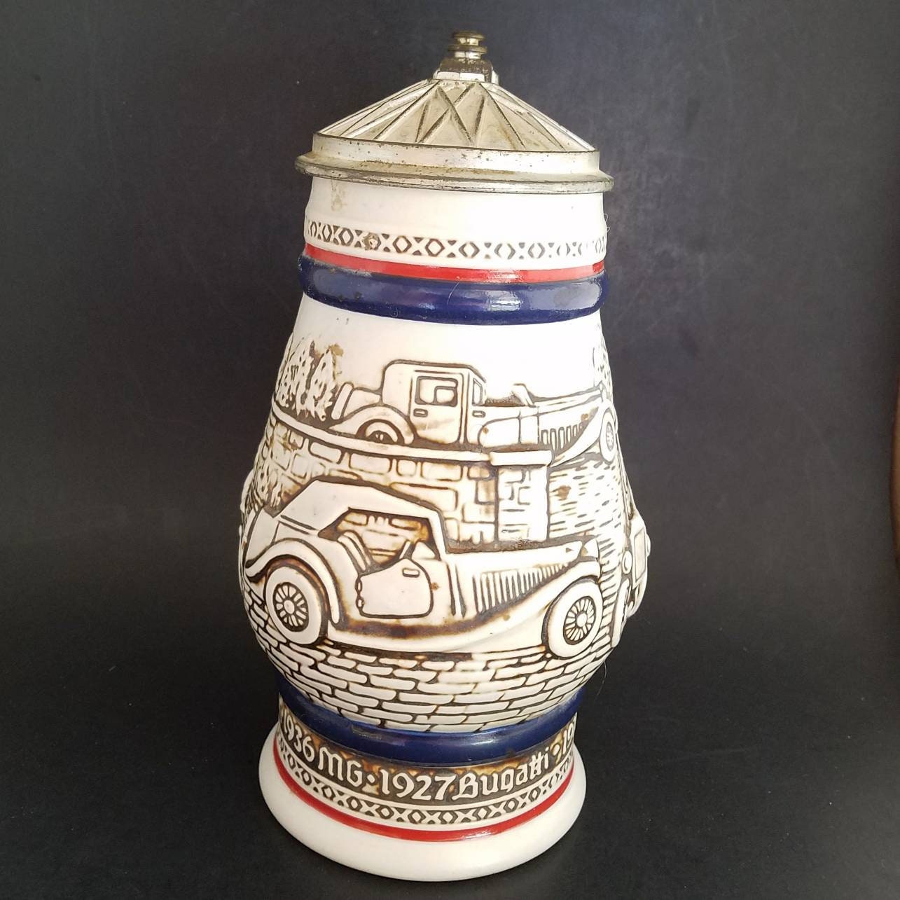 AVON 1979 Collectible Beer Stein Featuring Antique Cars | Etsy