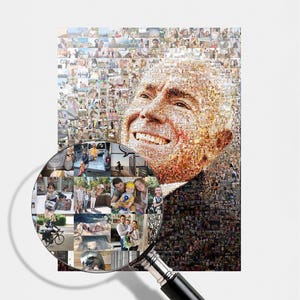 50th Anniversary Photo Mosaic Gift for Parents