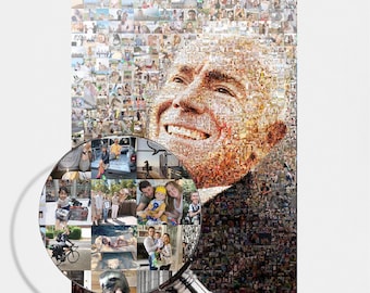 50th Anniversary Photo Mosaic Gift for Parents