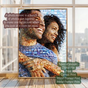 Parents anniversary, Photo collage gift, Golden anniversary, Photo mosaic, anniversary gift, personalized gift, 50th anniversary, grandparents gifts, 50th gift, 50 anniversary gift, 50 years of marriage, parents 50