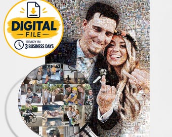 Digital Anniversary Photo Mosaic
