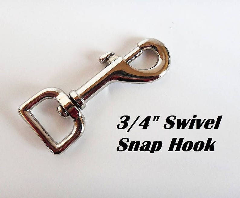 3/4 Wide Metal Swivel Snap Hook Dog Leash Hook Dog Etsy