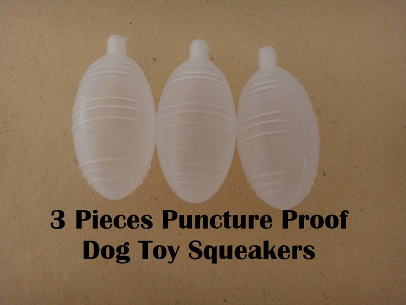 3 Squeakers Punctureproof Dog Toy Squeaker Squeaker Toy Etsy