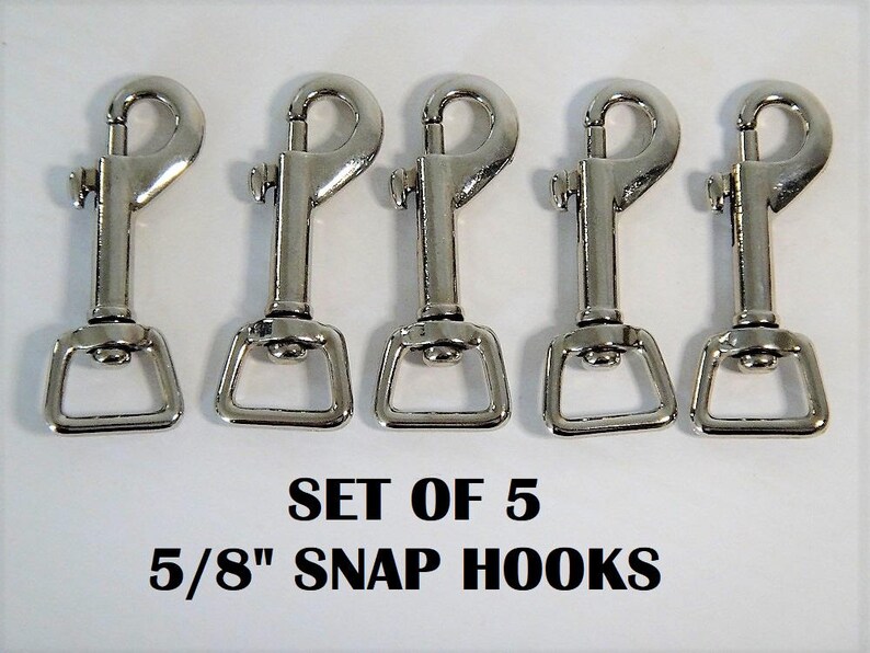 5/8 Wide Metal Swivel Snap Hook Dog Leash Hook Dog Etsy