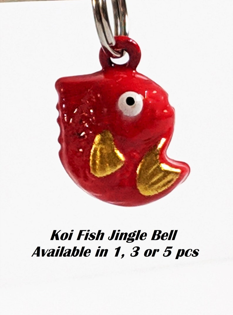 Cat Bell Koi Fish Bell Cat Collar Jingle Bell Brass Etsy