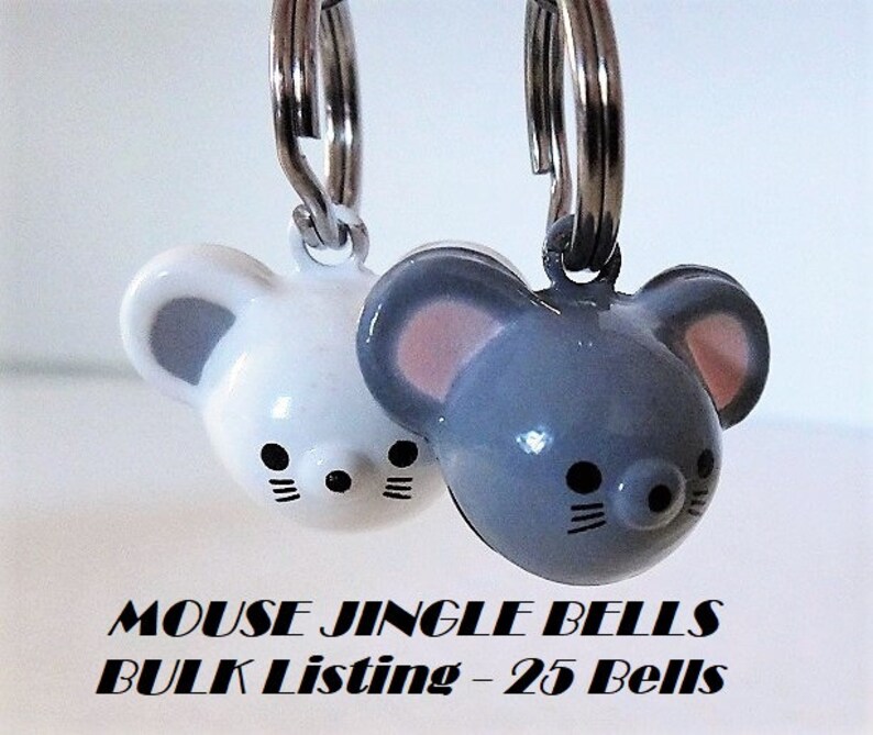 BULK 25 Pcs Mouse Jingle Bell Cat Collar Jingle Bell Brass Etsy