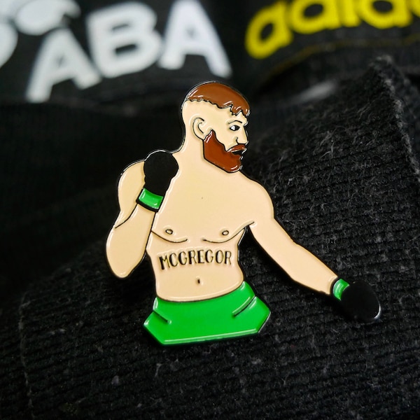 Notorious Conor McGregor, MMA Fighting Stance, 30mm (1.25") Enamel Pin