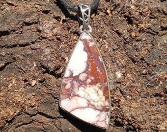 High Vibrational Wild Horse Magnesite 925 Silver Pendant