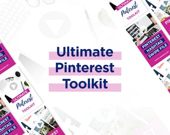 The Ultimate Pinterest Toolkit | Pinterest Template, Pinterest Marketing, Pinterest Video Templates, Pinterest Hashtags