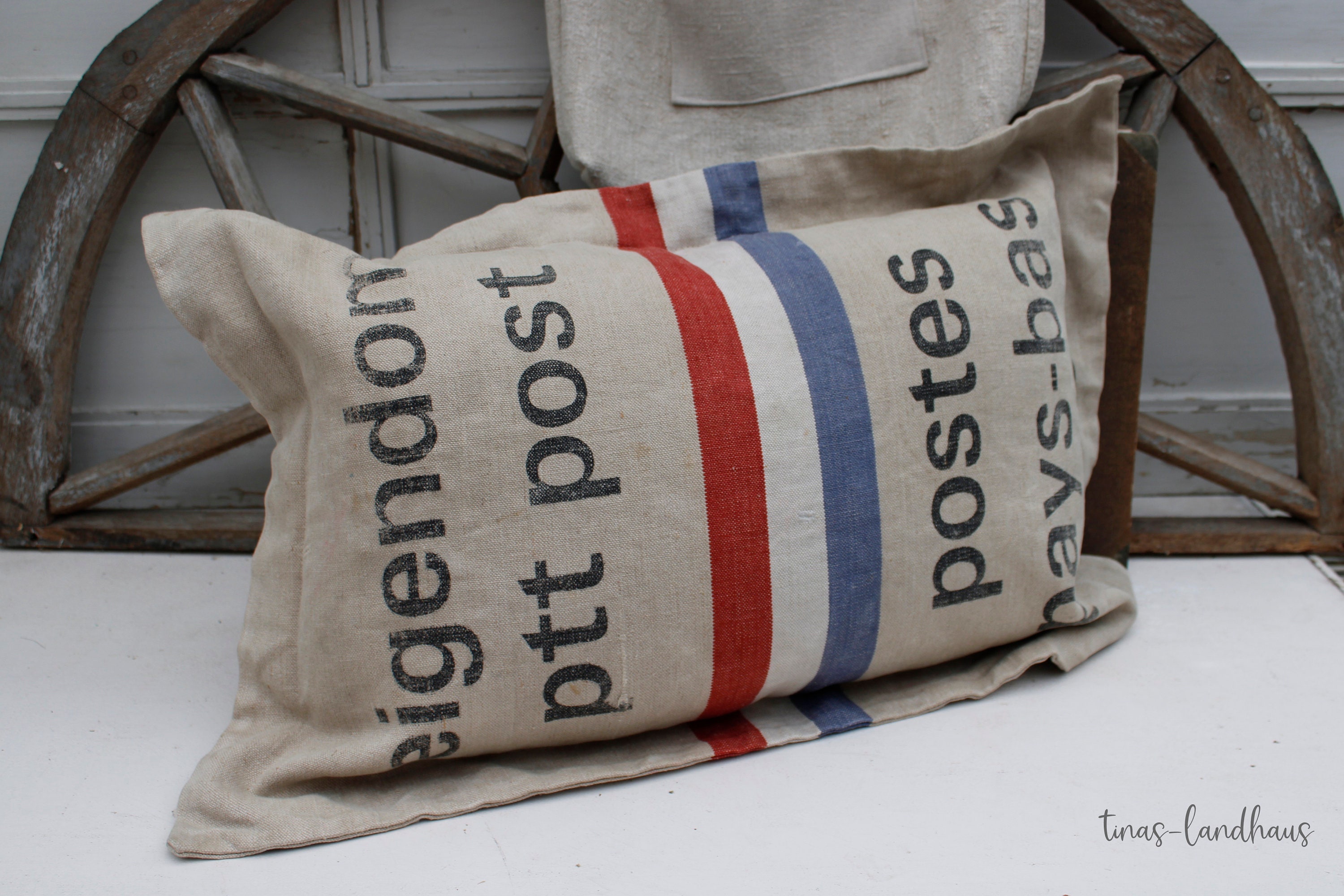 PTT Mailbag Cushion Linen Cushion Decorative Cushion