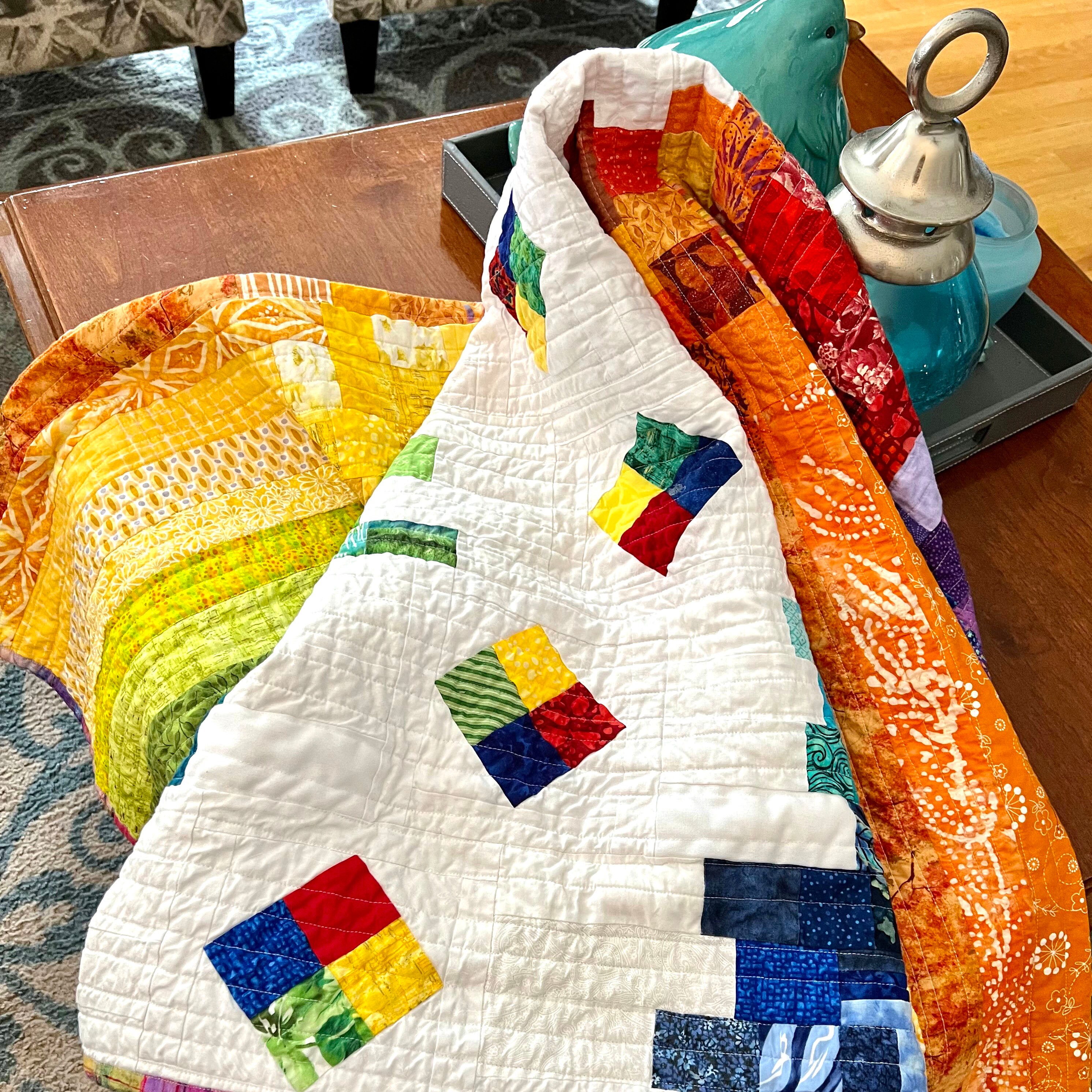 Rainbow Roll Quilt Pattern - Etsy