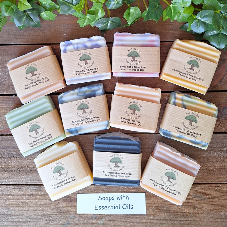 Handmade Natural Soaps or Shampoo & Body Bars. Cold Process Palm Oil Free Soap. Vegan Options. Paraben Free UK image 7