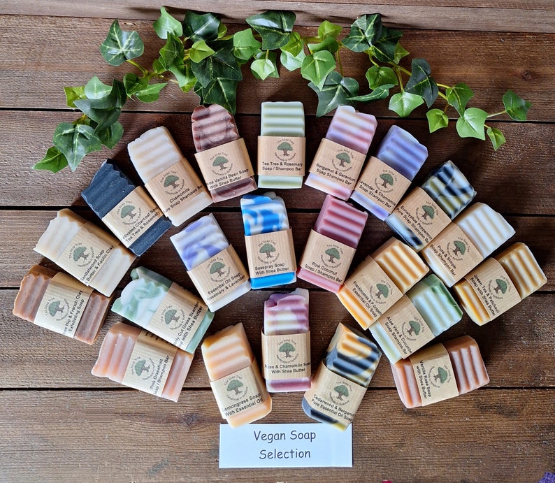 Handmade Soaps or Soap Shampoo Bars: Vegan Options Small Soaps 40g -  UK