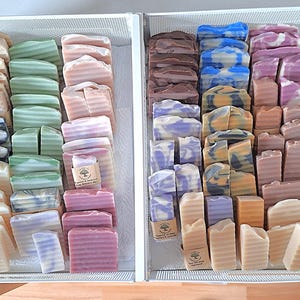 Handmade Soap Loaf Ends, Samples, Offcuts or Undersize pieces but good quality soap! - UK image 2