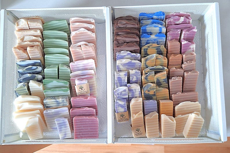 Handmade Soap Loaf Ends, Samples, Offcuts or Undersize pieces but good quality soap! - UK image 2