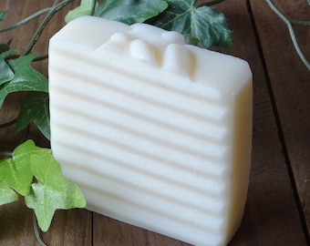 Vegan Coconut Milk Soap Bar: Unscented, Handmade Cold Process, Sensitive Skin