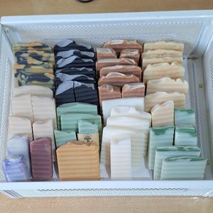 Handmade Soap Loaf Ends, Samples, Offcuts or Undersize pieces but good quality soap! - UK image 1