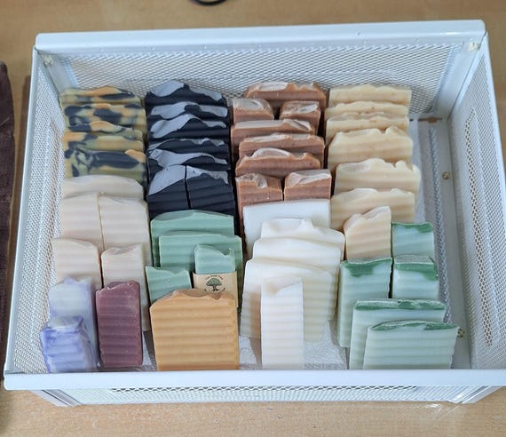 Handmade Soap Loaf Ends, Samples, Offcuts or Undersize pieces but good quality soap! - UK