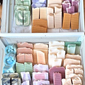 Handmade Soap Loaf Ends, Samples, Offcuts or Undersize pieces but good quality soap! - UK image 3