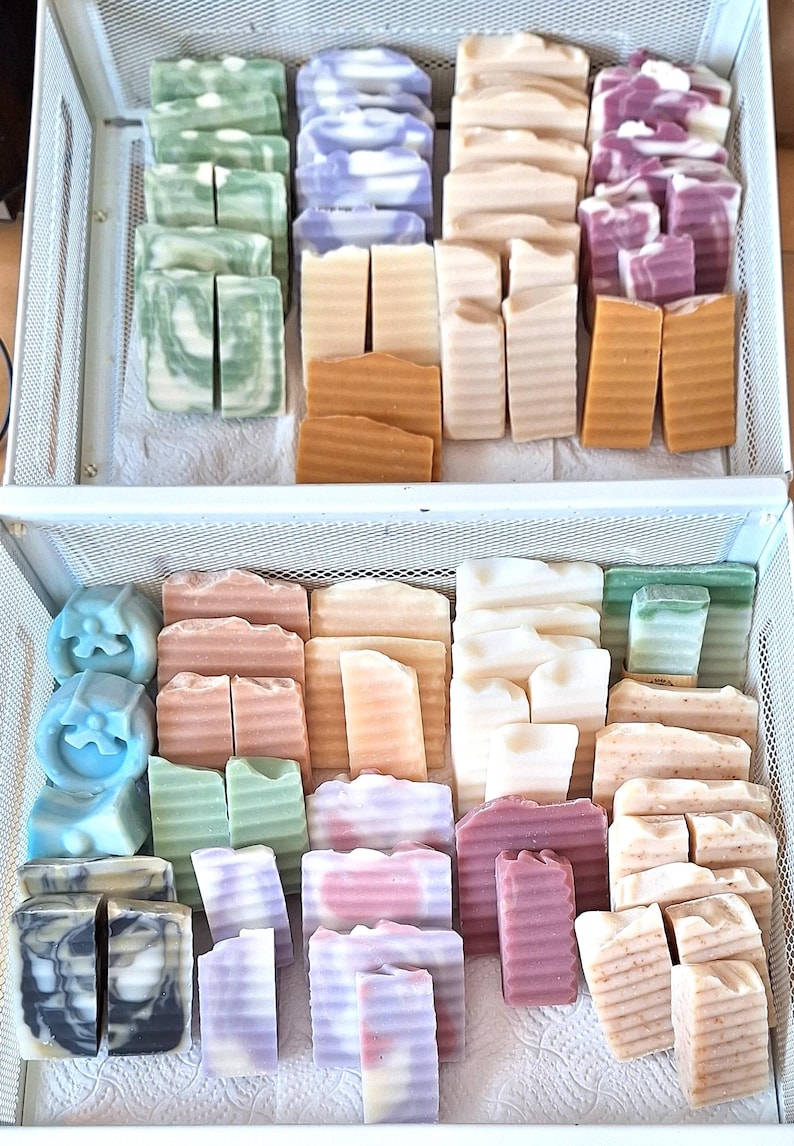 Handmade Soap Loaf Ends, Samples, Offcuts or Undersize pieces but good quality soap! - UK image 3