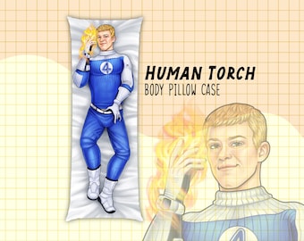 Johnny Storm Body Pillow Case – Made to order Dakimakura