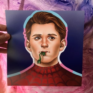 Impresión inspirada en Spiderman de Trans Peter Parker