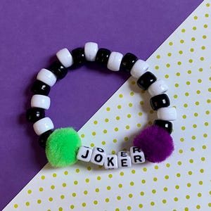 Joker Pony Bead Bracelet
