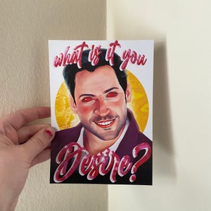 Lucifer Morningstar 5x7 Fanart Print
