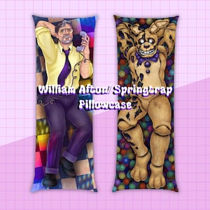 Spring Trap/Purple Guy Body Pillow — Made to Order Dakimakura image 2