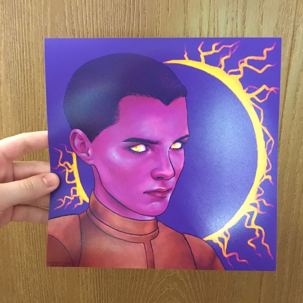 Electric Negasonic Teenage Warhead  - Deadpool 1 and 2 Marvel Inspired Digital Art Print - Satin Finish