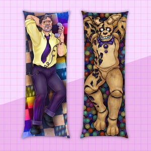 Spring Trap/Purple Guy Body Pillow — Made to Order Dakimakura image 1