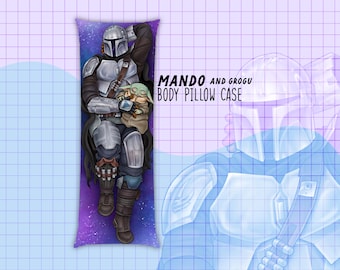 Mando and Grogu Body Pillow Case — Made to Order Dakimakura