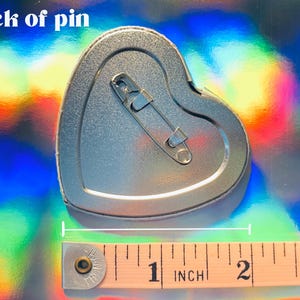 Pronoun Heart Pins - Customizable 2 Inch Heart Shaped Pin-back Buttons ...