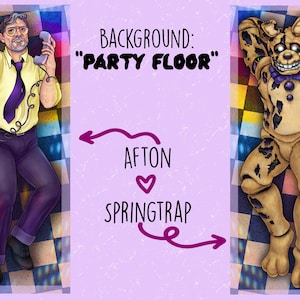 Spring Trap/Purple Guy Body Pillow — Made to Order Dakimakura image 6