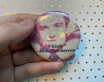 Josh Hutcherson Whistle Edit Meme 2,25" holografisch knopaccessoire
