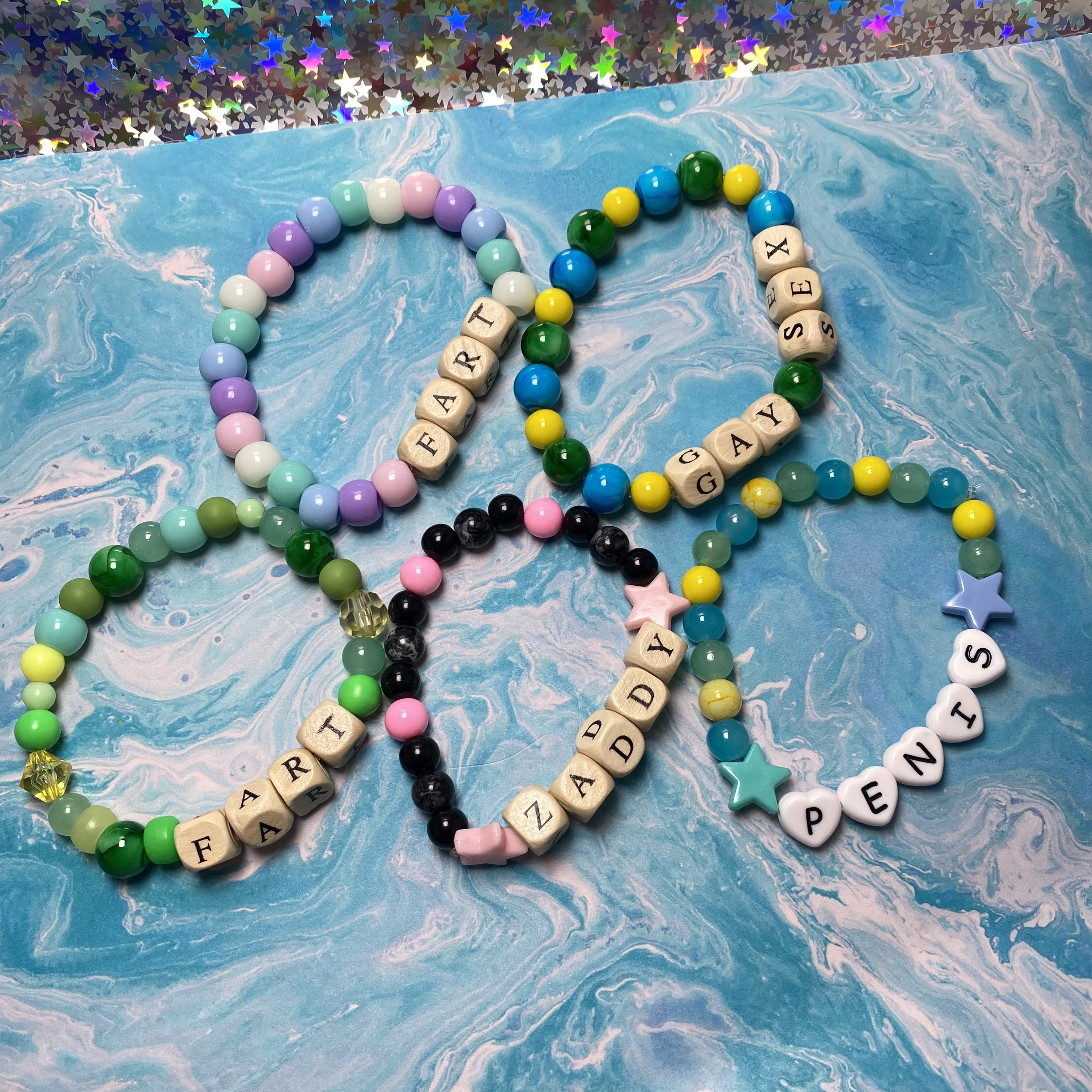 Funny kandi best sale bracelets