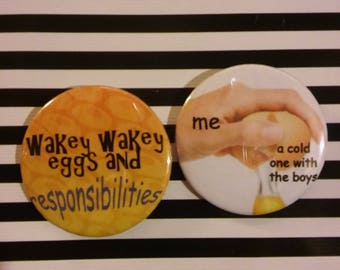 Egg Based Meme Pins