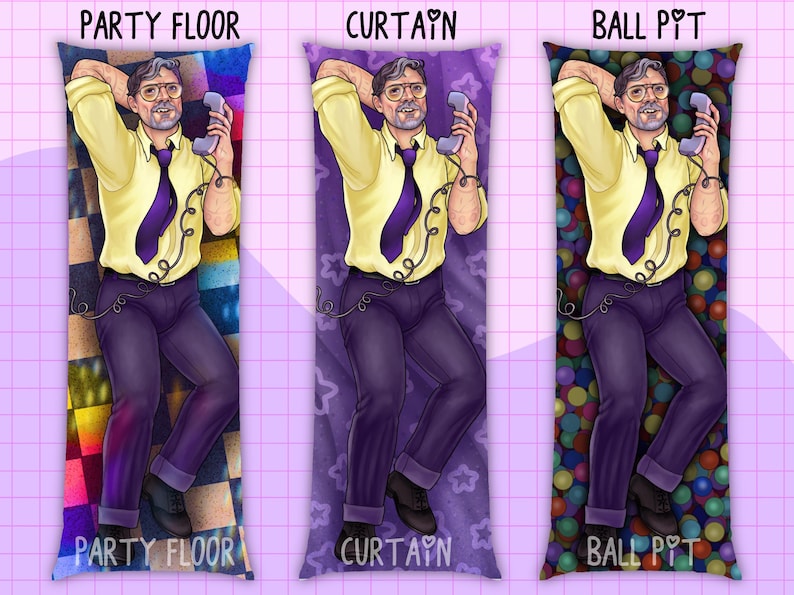 Spring Trap/Purple Guy Body Pillow — Made to Order Dakimakura image 5