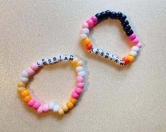 Lesbian Kandi Pony Beaded Bracelet Accessory