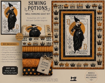 Sewing Potions Fabric Bundle | Create Your Own Halloween Quilt or Wall Hanging