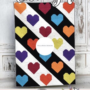 Luv Ya Quilt Pattern, Easy Beginner Project