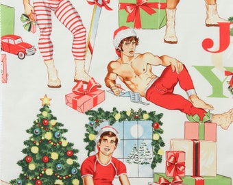 Alexander Henry Fabric, All I want for Christmas is You,  Quilting cotton,  Christmas pinup fabric
