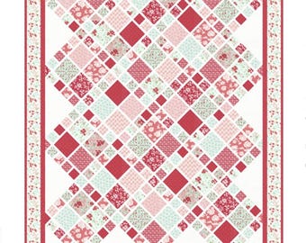 BUS0481 Scrappy Life Quilt Pattern: Fat Quarter Friendly, Throw to King Sizes