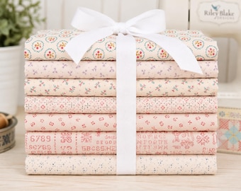 Piece & Plenty  and Americana 7 Fat Quarter Bundle Lori Holt Riley Blake Fabrics