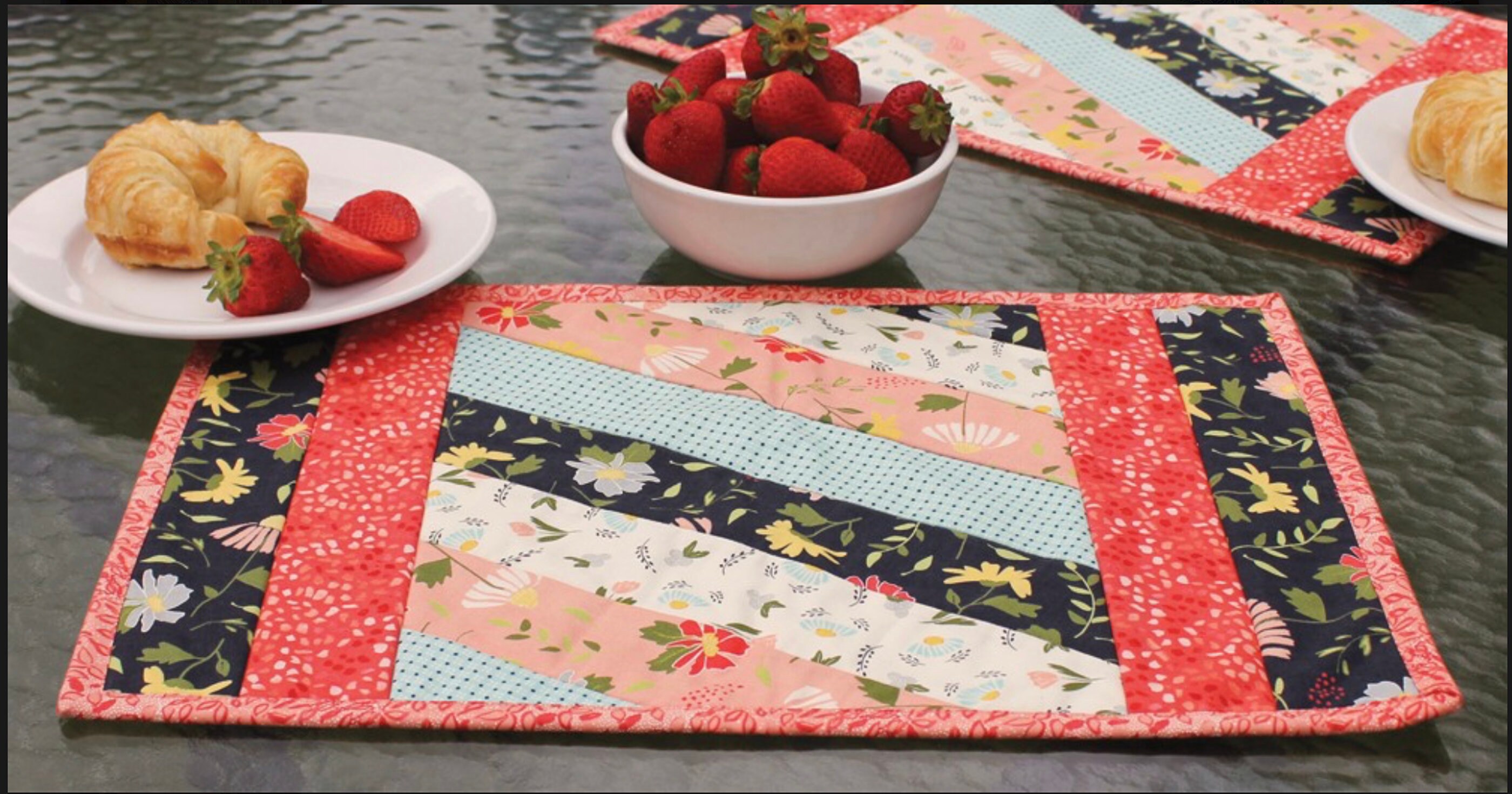 Quilt As You Go Kit Jakarta Placemat June Tailor Home Etsy