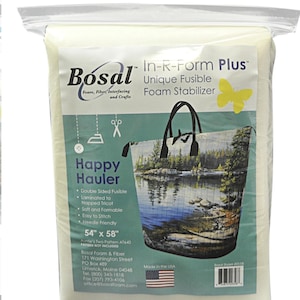 Fusible Foam Stabilizer 54x58&quot;: Double-Sided for Structured Bags