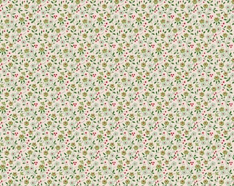 C17171 Sage Floral Cotton Fabric: Farmer's Daughter, Riley Blake Designs