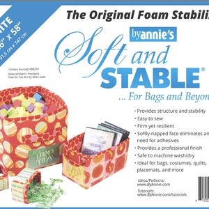 ByAnnie Soft and Stable Foam Stabilizer 36x58: Bag Purse Tote Quilting
